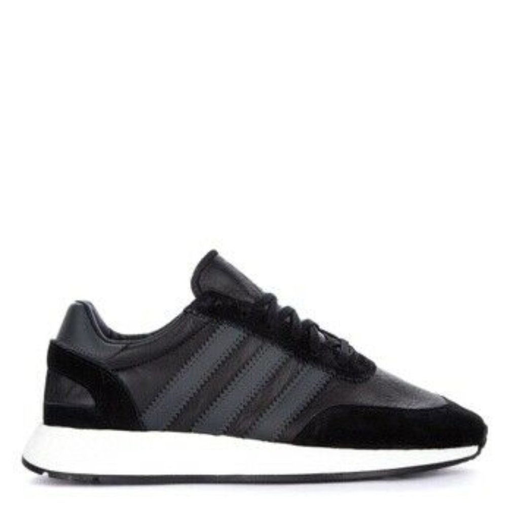 ADIDAS (I-5923) CASUAL ATHLETIC SHOES BLACK WHITE